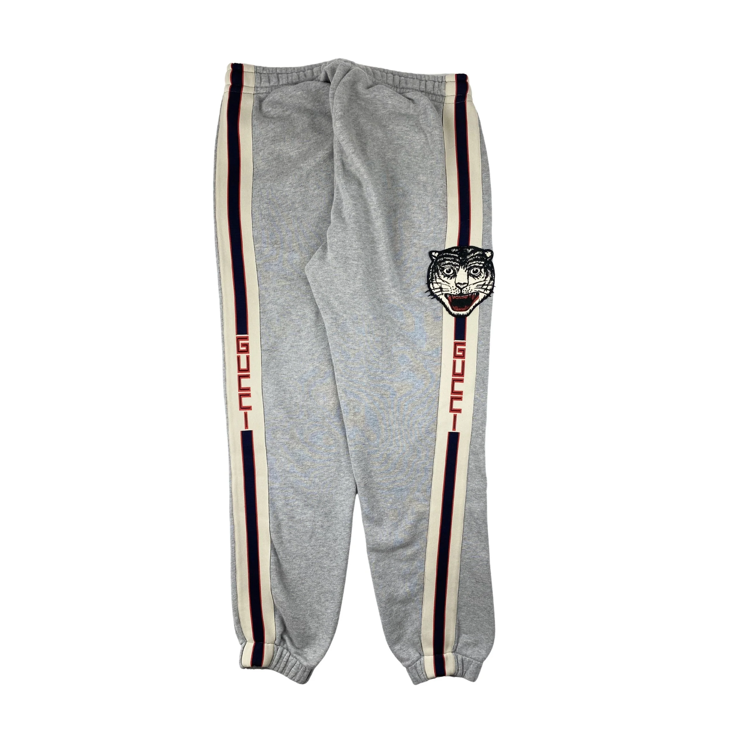Gucci grey sweatpants hotsell